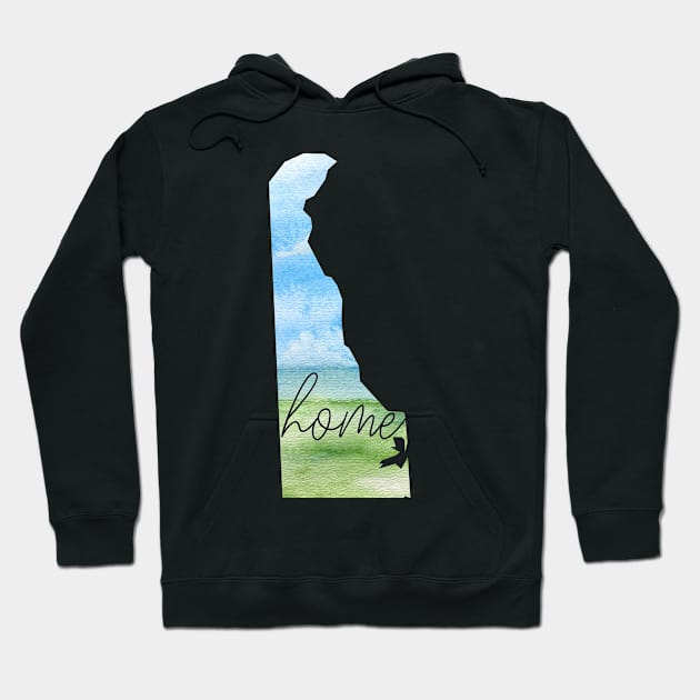 Delaware Home State Hoodie by RuthMCreative